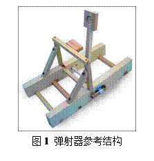 文本框:
图1 弹射器参考结构
